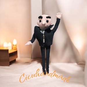 Mister Gru Horgolt mesehős  - játék & sport - plüssállat & játékfigura - más figura - Meska.hu