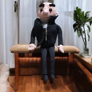 Mister Gru Horgolt mesehős  - játék & sport - plüssállat & játékfigura - más figura - Meska.hu