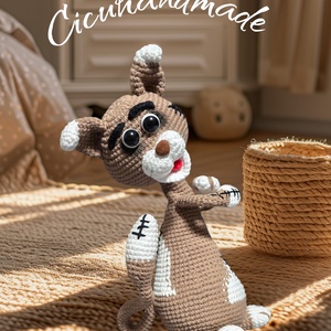 Horgolt kóbor kandúr keresi új otthonát  - játék & sport - plüssállat & játékfigura - cica - Meska.hu