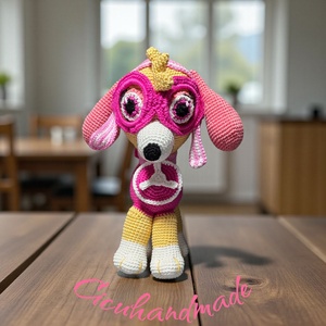 Mancs Őrjáratból Sky kutya Rendelésre  - játék & sport - plüssállat & játékfigura - kutya - Meska.hu