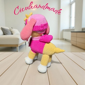 Mancs Őrjáratból Sky kutya Rendelésre  - játék & sport - plüssállat & játékfigura - kutya - Meska.hu