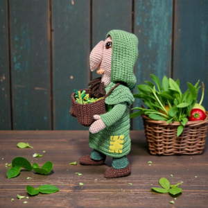 Egy mesebeli karakter a füvesember  - játék & sport - plüssállat & játékfigura - plüss mesefigurák - Meska.hu