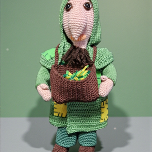 Egy mesebeli karakter a füvesember  - játék & sport - plüssállat & játékfigura - plüss mesefigurák - Meska.hu