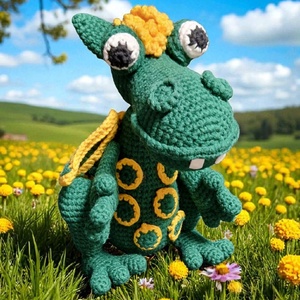 Dragon horgolt - Meska.hu