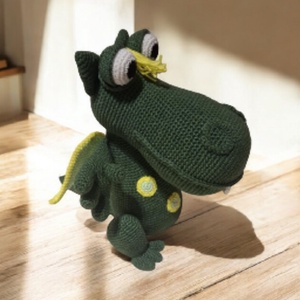 Horgolt Sárkány  - játék & sport - plüssállat & játékfigura - plüss mesefigurák - Meska.hu