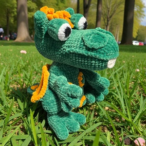 Horgolt Sárkány  - játék & sport - plüssállat & játékfigura - plüss mesefigurák - Meska.hu