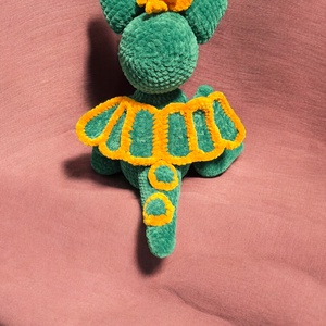 Horgolt Sárkány  - játék & sport - plüssállat & játékfigura - plüss mesefigurák - Meska.hu