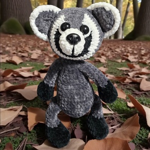 Horgolt Mosómedve - játék & sport - plüssállat & játékfigura - maci - Meska.hu