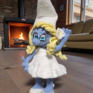 Törpilla a Hupikék törpikék meséből - játék & sport - plüssállat & játékfigura - plüss mesefigurák - Meska.hu