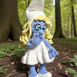 Törpilla a Hupikék törpikék meséből - játék & sport - plüssállat & játékfigura - plüss mesefigurák - Meska.hu