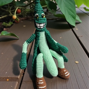 Amigurumi horgolt Uborka  - játék & sport - gyerekkonyha - játék gyümölcsök és zöldségek - Meska.hu