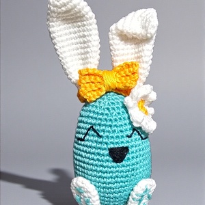 Horgolt amigurumi tojás Nyuszi  - Meska.hu