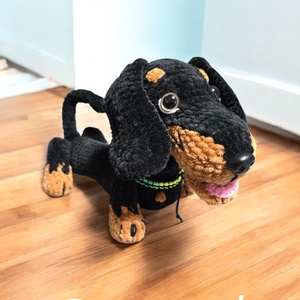 Amigurumi horgolt Tacskó  - Meska.hu