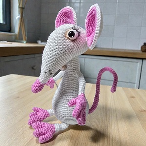 Amigurumi horgolt Patkány  - játék & sport - plüssállat & játékfigura - egér - Meska.hu