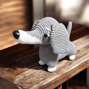 Amigurumi horgolt Tacskó  - Meska.hu