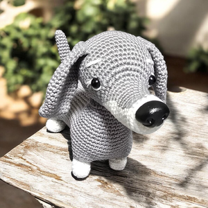 Amigurumi horgolt Tacskó  - játék & sport - plüssállat & játékfigura - kutya - Meska.hu