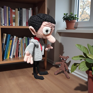 Mr.Bean mese és Teddy macija figura  - játék & sport - plüssállat & játékfigura - plüss mesefigurák - Meska.hu