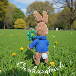 Amigurumi horgolt pihe-puha Nyúl Péter  - játék & sport - plüssállat & játékfigura - nyuszi - Meska.hu