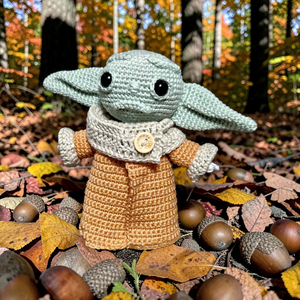 Baby Yoda  - játék & sport - plüssállat & játékfigura - plüss mesefigurák - Meska.hu