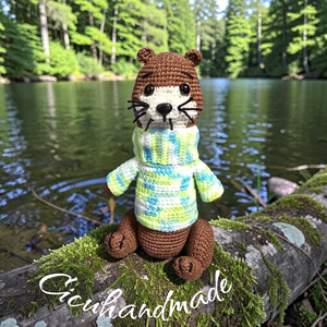 Amigurumi horgolt Hód , Játék & Sport, Plüssállat & Játékfigura, Más figura, Horgolás, MESKA