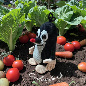 A kisvakond amigurumi horgolt  - játék & sport - plüssállat & játékfigura - plüss mesefigurák - Meska.hu