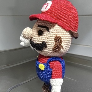 Super Mario horgolt  - játék & sport - plüssállat & játékfigura - plüss mesefigurák - Meska.hu