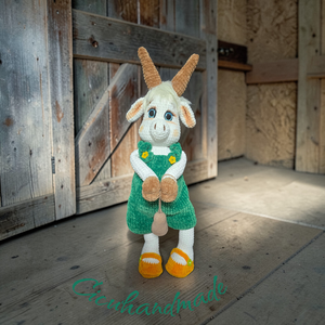 Amigurumi horgolt Kecske  - játék & sport - plüssállat & játékfigura - más figura - Meska.hu