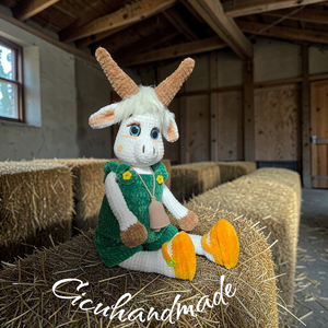 Amigurumi horgolt Kecske  - játék & sport - plüssállat & játékfigura - más figura - Meska.hu