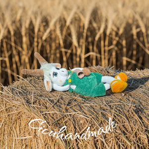 Amigurumi horgolt Kecske  - játék & sport - plüssállat & játékfigura - más figura - Meska.hu