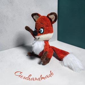 Amigurumi horgolt Róka Plüss  - játék & sport - plüssállat & játékfigura - róka - Meska.hu