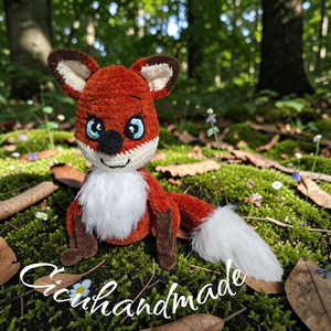 Amigurumi horgolt Róka Plüss  - játék & sport - plüssállat & játékfigura - róka - Meska.hu