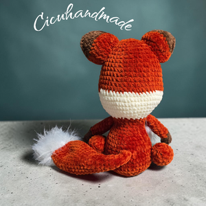 Amigurumi horgolt Róka Plüss  - játék & sport - plüssállat & játékfigura - róka - Meska.hu