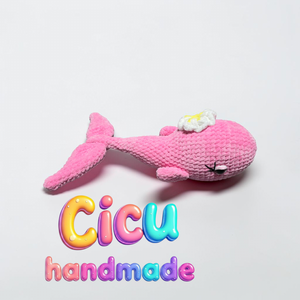 Amigurumi horgolt Bálna  - játék & sport - plüssállat & játékfigura - delfin, bálna - Meska.hu