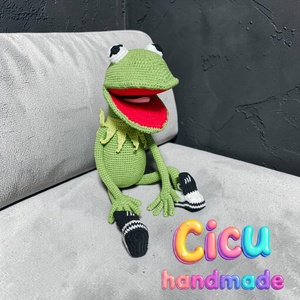 Muppet show Breki a béka Kermit - játék & sport - plüssállat & játékfigura - béka - Meska.hu