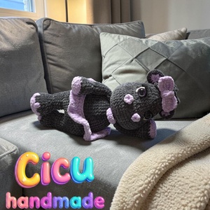Amigurumi horgolt Viziló  - Meska.hu