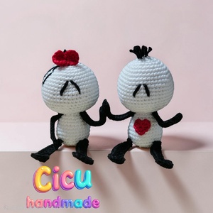Bigli és Migli Amigurumi horgolt  - játék & sport - plüssállat & játékfigura - más figura - Meska.hu