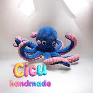 Amigurumi horgolt Polip  - Meska.hu