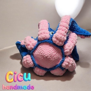 Amigurumi horgolt Polip  - játék & sport - plüssállat & játékfigura - polip, medúza - Meska.hu