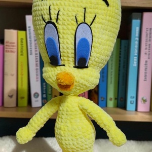 Csőrike, Tweety amigurumi horgolt pihe-puha plüss  - Meska.hu