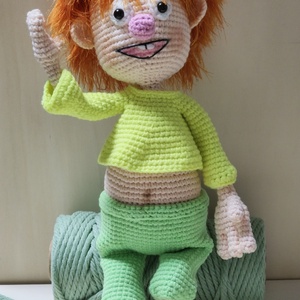 Amigurumi horgolt Pumukli  - játék & sport - plüssállat & játékfigura - más figura - Meska.hu