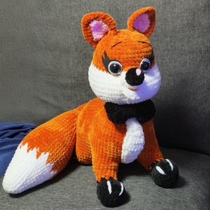 Amigurumi horgolt Róka  - játék & sport - plüssállat & játékfigura - róka - Meska.hu