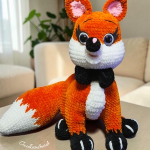 Amigurumi horgolt Róka  - játék & sport - plüssállat & játékfigura - róka - Meska.hu