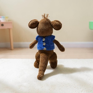 Horgolt Amigurumi zsebibaba  - játék & sport - plüssállat & játékfigura - plüss mesefigurák - Meska.hu