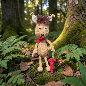 Amigurumi horgolt Mókus  - játék & sport - plüssállat & játékfigura - plüss mesefigurák - Meska.hu