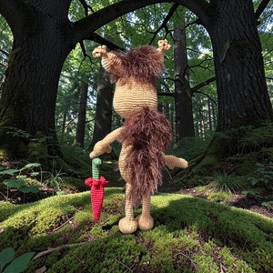 Amigurumi horgolt Mókus  - játék & sport - plüssállat & játékfigura - plüss mesefigurák - Meska.hu