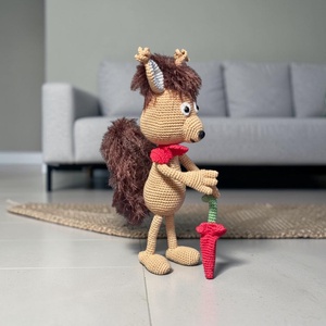 Amigurumi horgolt Mókus  - játék & sport - plüssállat & játékfigura - plüss mesefigurák - Meska.hu