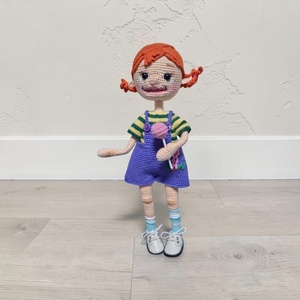 Horgolt Amigurumi Harisnyás Pippi  - játék & sport - plüssállat & játékfigura - más figura - Meska.hu