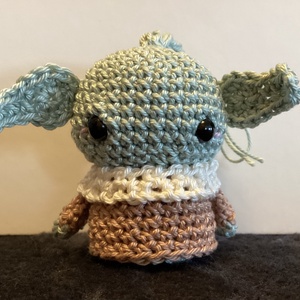 Baby Yoda- jellegű figura - játék & sport - baba & babaház - baba - Meska.hu