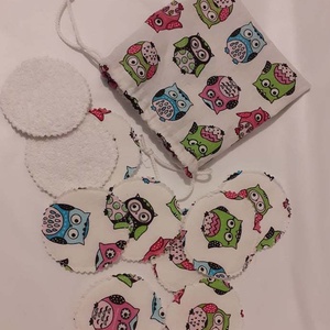 Sminklemosó, arctisztító korong 10 db, tartóval - Meska.hu