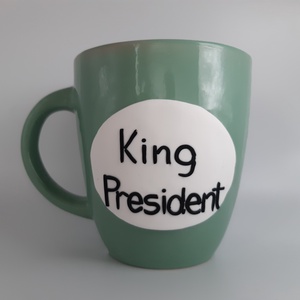 Egyedi bögre  - King President - Meska.hu